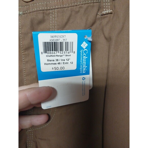 Columbia Men's 38 Chatfield Range Short Brown NWT - Picture 6 of 13